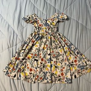 DotDotSmile dress. Floral/Woodsy. Size: 5/6